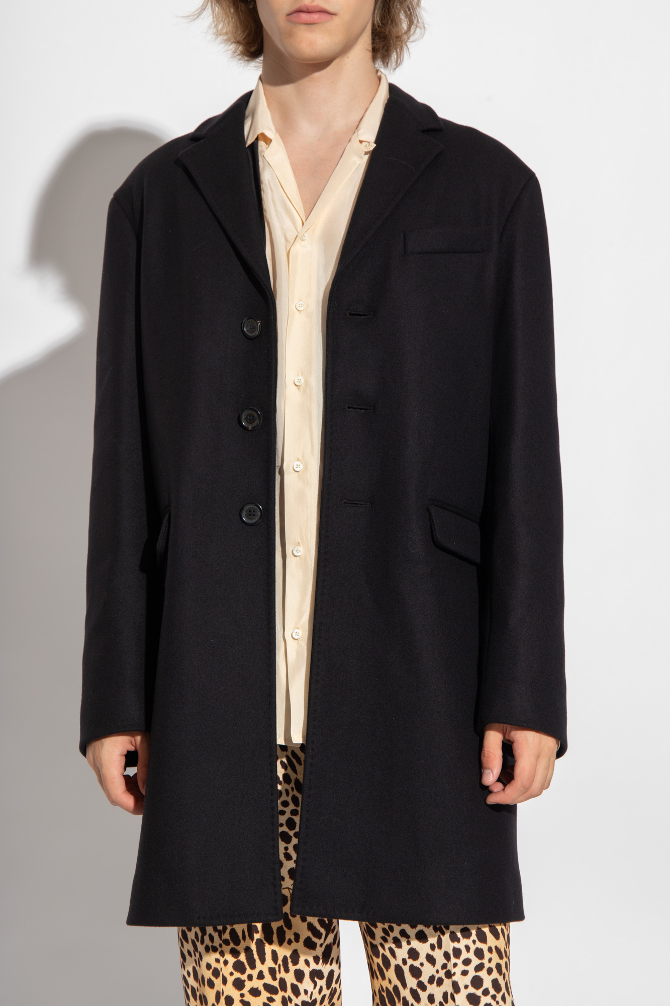 Black Coat with pockets Dsquared2 - Vitkac Canada